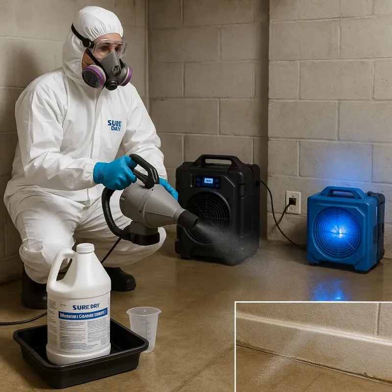 Sanitization and Odor Removal process in Beaumont, TX