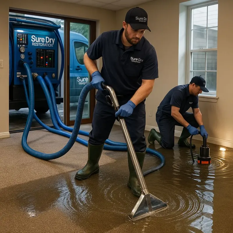 Water Extraction and Removal process in Beaumont, TX